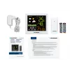 Estação meteorológica BLAUPUNKT WS25WH — medições interior/exterior, sensores sem fios
