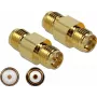 Conector de cabo DeLOCK 89975 SMA RP-SMA dourado