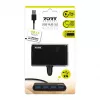 Hub USB Port Designs 900121 USB 3.2 Gen 1 Type-A 5000 Mbit/s preto