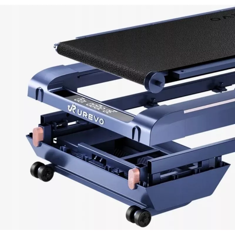 Passadeira UREVO CyberPad — superfície de corrida 419×1099 mm, motor 2,5 PS, velocidade 0,6–4 km/h, peso máximo do utilizador 120 kg