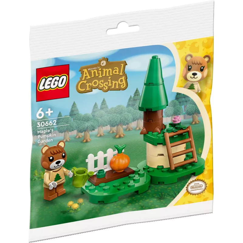 30662 Animal Crossing Monas Pumpkin Garden, brinquedo de construção Polybag