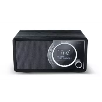 Rádio digital Sharp DR-450 – preto, pessoal, digital, DAB, DAB+, FM, 87,5 – 108 MHz, 174,928 – 239,2 MHz, 3 W
