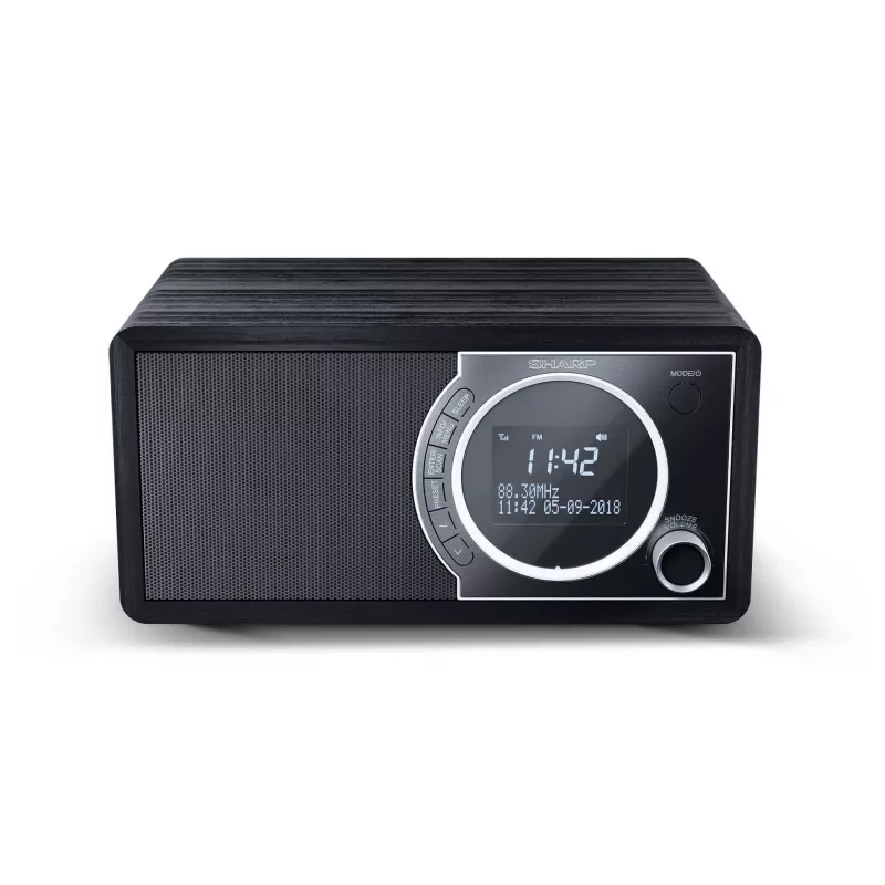 Rádio digital Sharp DR-450 – preto, pessoal, digital, DAB, DAB+, FM, 87,5 – 108 MHz, 174,928 – 239,2 MHz, 3 W