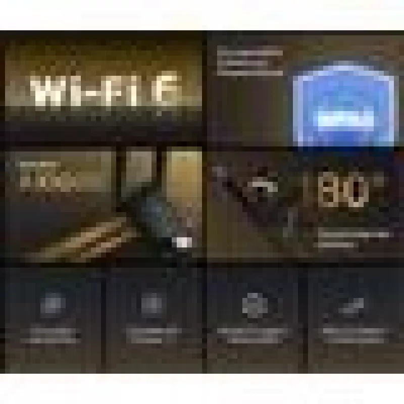 Adaptador USB Wi-Fi MERCUSYS MA72XH AX1800 com antenas High-Gain, USB-A Plug-and-Play