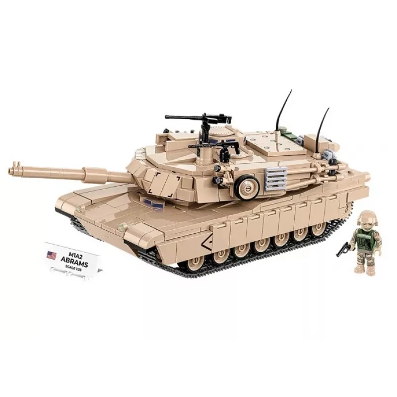 Conjunto de construção em blocos Cobi M1A2 Abrams 1025 peças modelo COBI-2632