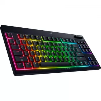 Razer | BlackWidow V4 Low-Profile Tenkeyless HyperSpeed | teclado | sem fios | US | Bluetooth | preto | switches amarelos