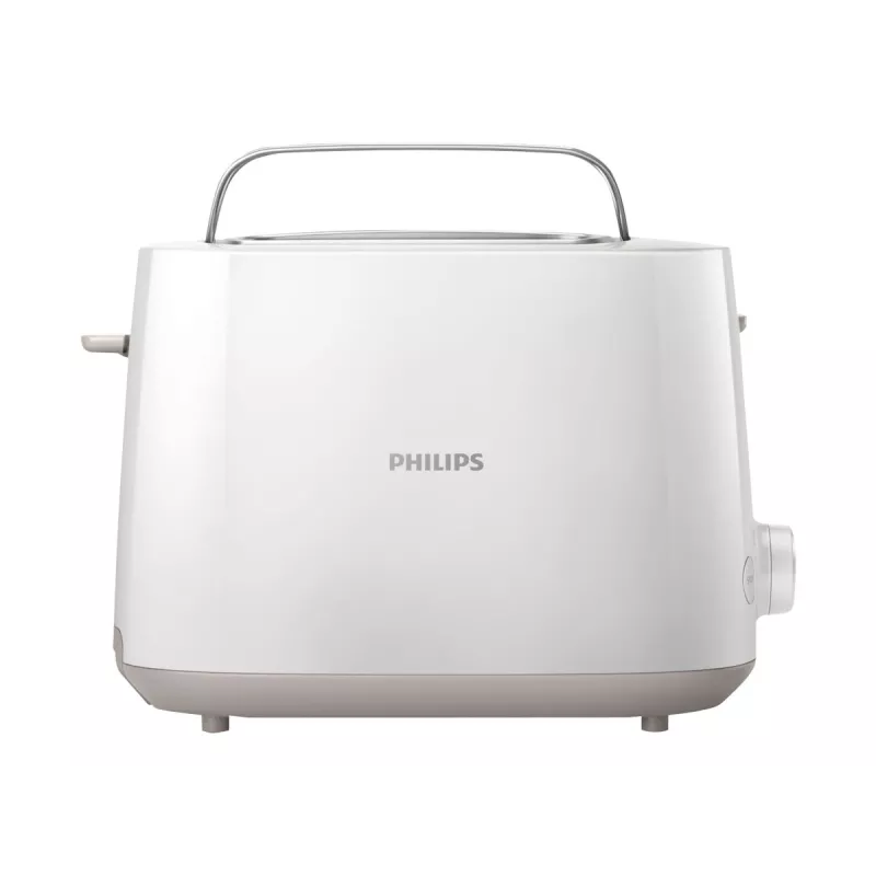 Torradeira Philips Daily Collection HD2581/00 — 2 fatias, 830 W, 8 níveis de tostagem, branco