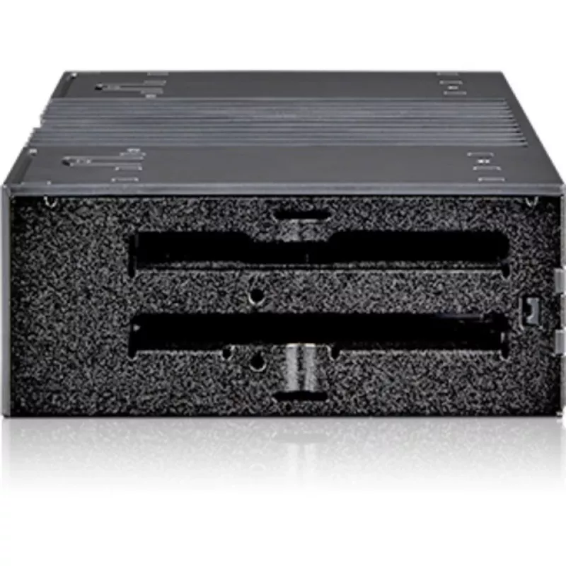 ICY DOCK - MB024SP-B - flexiDOCK moldura de troca sem bandeja para 4x 2,5 SAS/SATA SSD/HDD para baía de 5,25