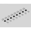 Delock - Módulo para rack - preto - 1U - 48,3 cm (19 polegadas)