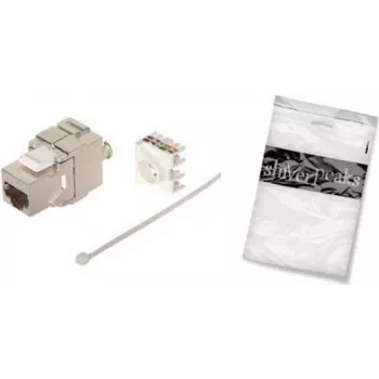 Módulo keystone ShiverPeaks BS75004-8 plano conector fêmea RJ-45 8 unid.