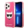Karl Lagerfeld KLHCP13XTPECPI iPhone 13 Pro Max 6.7 capa rígida fúcsia/FUSCHIA Choupette Head