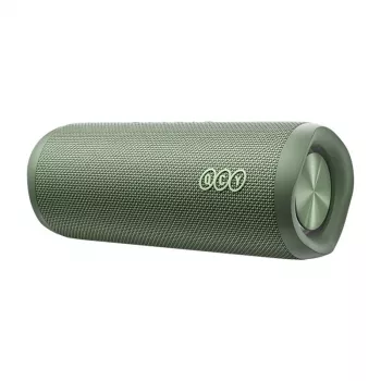 Altifalante sem fios QCY SP7 verde Bluetooth 5.0 portátil, bateria recarregável, design compacto