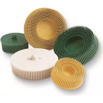 Escova de cerda Roloc 3M 76mm K120 RD-ZB branco VE5 (7100138306)