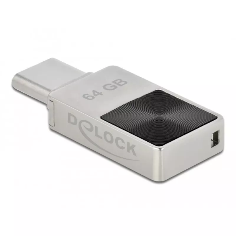 Pen drive DeLOCK 64 GB USB-C 3.2 Gen 1 Mini caixa de metal