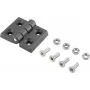 Basetech Dobradiça de plástico 60x45x8mm 60 mm 1 unid. (BT-1697227)