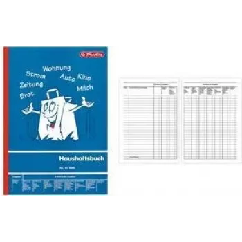 Caderno HERLITZ 840652 A4, 80 folhas, pautado