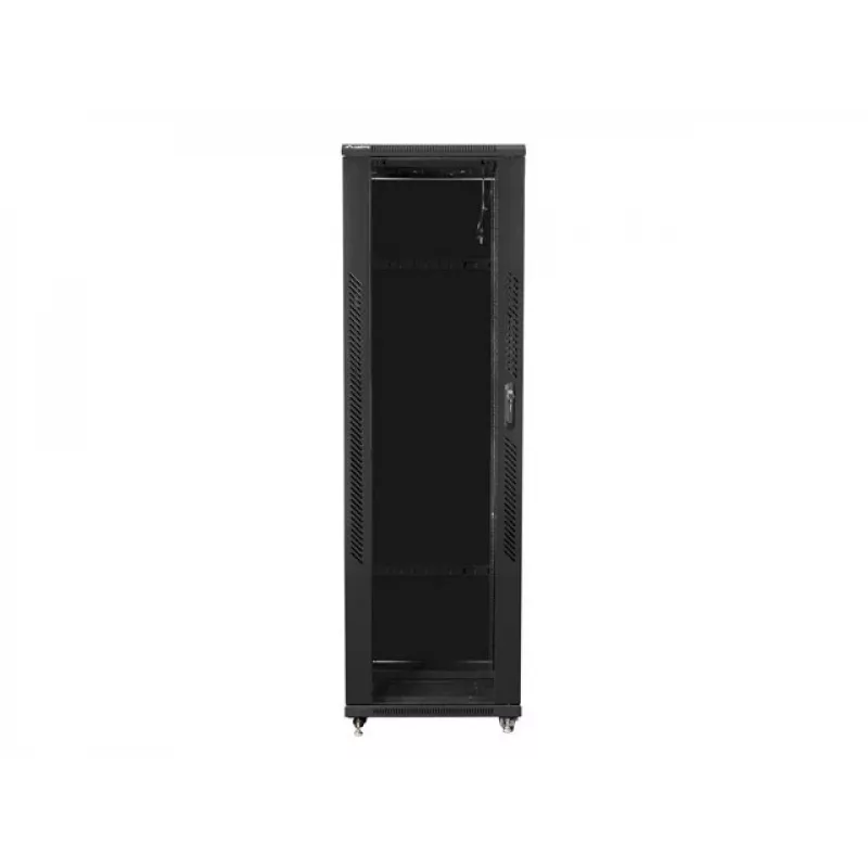 Armário rack Lanberg FF01-6042-12B 42U caixa de chão preto