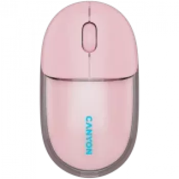 Rato CANYON OnClick 24 BT/ sem fios transparente/rosa