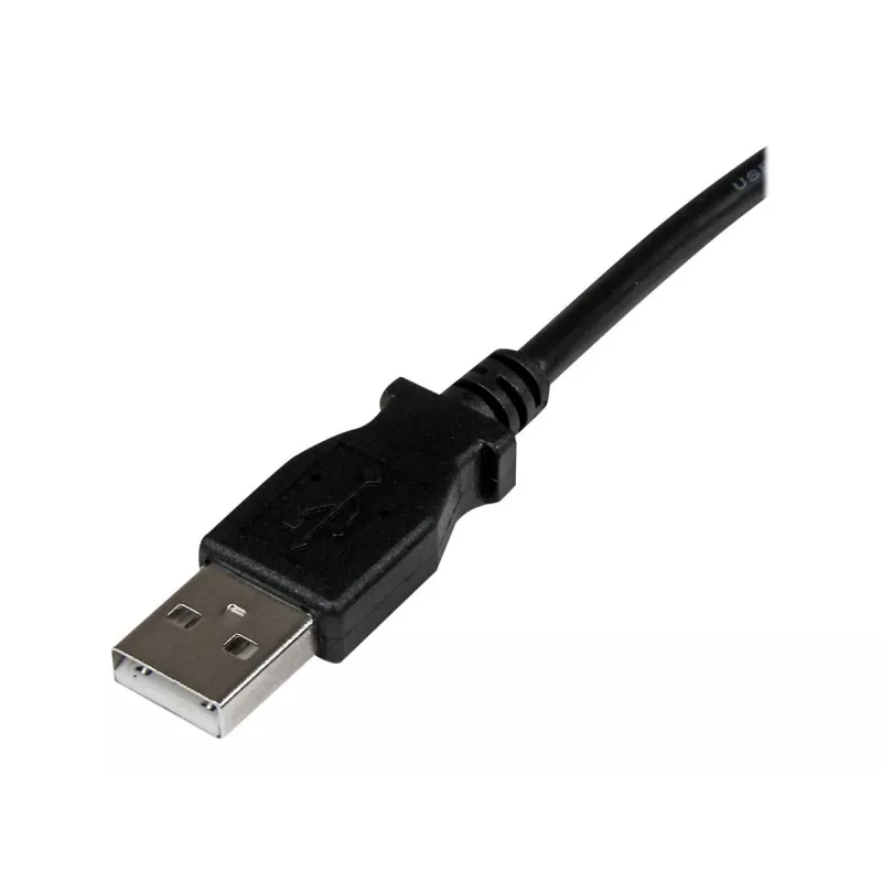 Cabo USB 2.0 A para B em ângulo reto StarTech.com 3 m – M/M, 3 m, USB A, USB B, USB 2.0, preto
