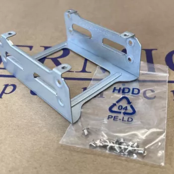 Caixa para disco rígido Supermicro MCP-220-51401-0N para unidade de 2,5 polegadas, prateado, baía única
