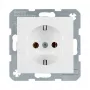 Tomada Type F Berker 47431909 — 16 A, 250 V, branco plástico