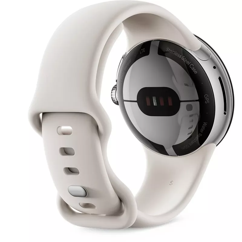Google – Bracelete para smartwatch – Pequeno / Grande – Giz – para Google Pixel Watch (GA03264-WW)