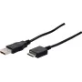 Cabo USB ShiverPeaks para Sony MP3 Walkman – comprimento 1,5 m, modelo 77386