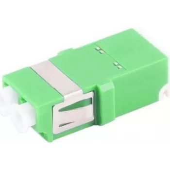 ShiverPeaks S/CONN 07-60031 acoplador de fibra óptica LC-LC Duplex com obturador, verde