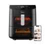 Fritadeira de ar quente Midea MAD1100DADK, 1850 W, capacidade dupla 4,4/6,4 L