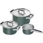 Conjunto de panelas ZWILLING PURE 1028857 — aço inoxidável, adequado para indução