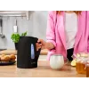 Chaleira elétrica LAFE 1,7 l 2200 W preta