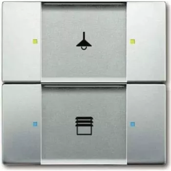 Sensor tátil Busch Jaeger 2/4 vias multifunções 6126/02-866 (6116-0-0190)