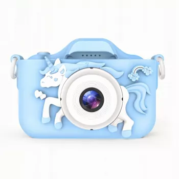 Máquina fotográfica infantil Extralink H29 Single azul, 1080P 30fps, ecrã digital de 2.0