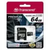 Memória flash Transcend 64 GB MicroSDXC UHS-I TS64GUSDU1