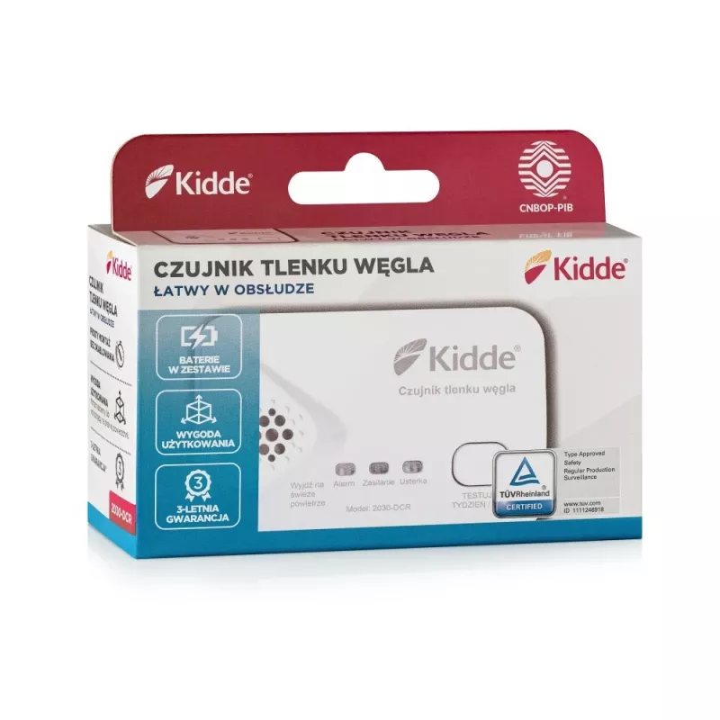 Detetor de monóxido de carbono Kidde 2030-DCR