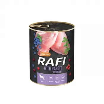 Dolina Noteci Rafi Comida para cães com coelho, mirtilo e arando - 800g