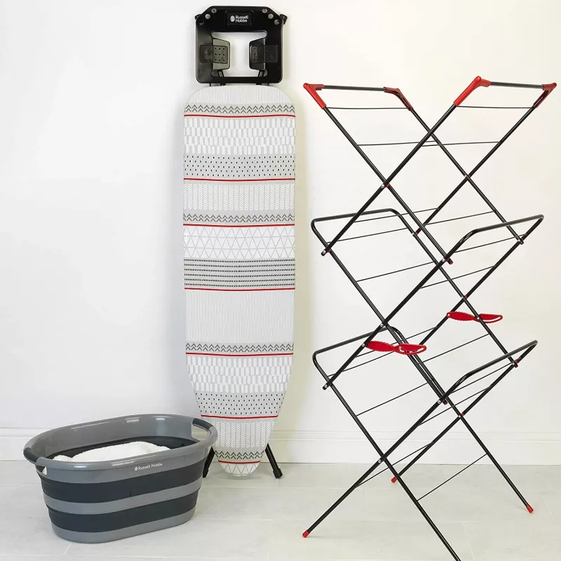 Cesto de roupa Russell Hobbs LA053879GRYFEU7 27L dobrável