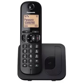 Telefone DECT Panasonic KX-TGC 210 PDB Preto com Identificação de Chamadas