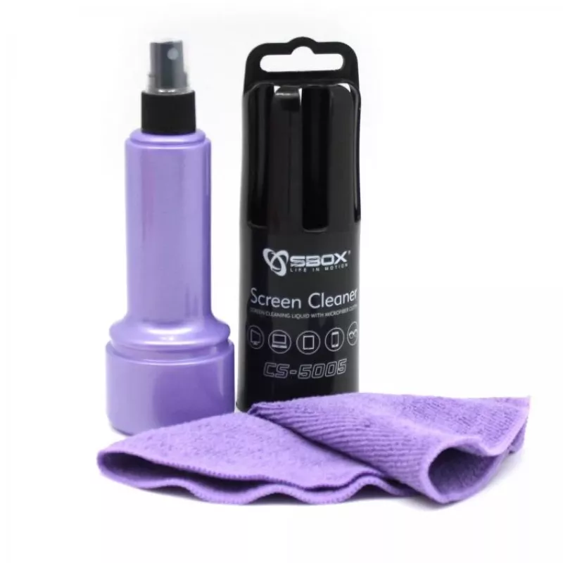 Sbox CS-5005U Limpa-ecrãs 150ml roxo