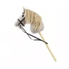 Cavalo de pau de peluche Milly Mally 6626 cinzento-claro – milly mally peluche, cavalo de pau para montar