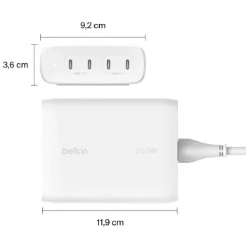 Belkin WCH010VFWH carregador para dispositivos móveis branco interior