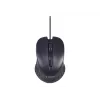 Teclado Full-Size com fios Gembird KBS-UM-04 USB QWERTY US-Inglês com rato, preto, cabo de 1,5 m