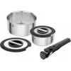 Conjunto de panelas ZWILLING Unlock 5 peças, aço inoxidável 18/10, modelo 1034435