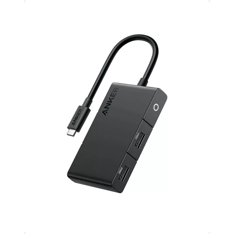 Anker 332 A8356G11 hub USB-C 5 em 1, HDMI 4K para um único ecrã, preto