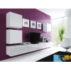 Armário Cama Square VIGO 50/50/30 branco/branco brilhante