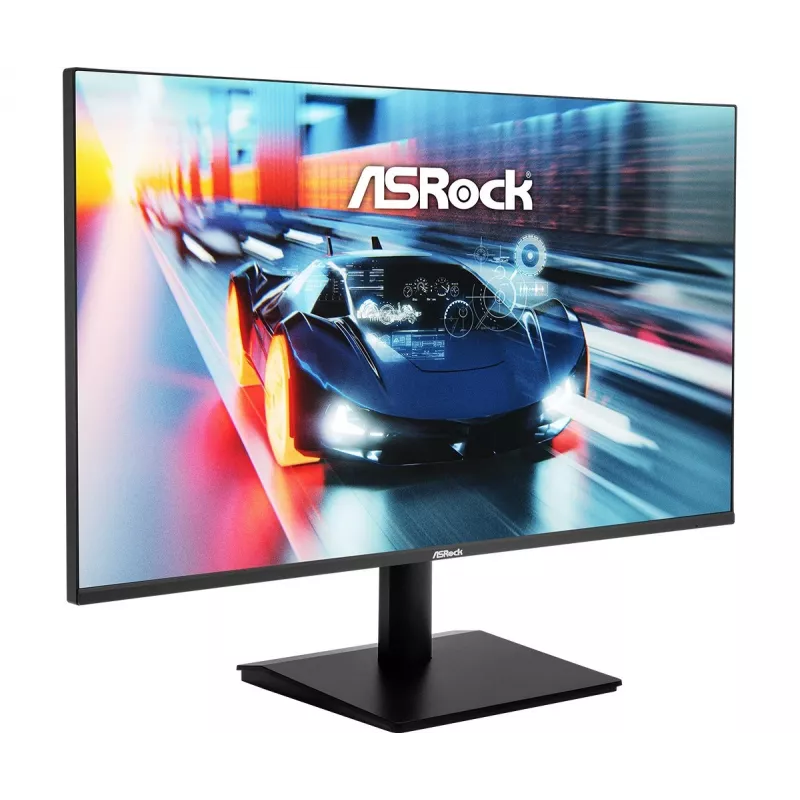 Monitor ASROCK CL25FFB 24,5 polegadas (62,2 cm) Full HD 1920x1080 IPS LED, 300 cd/m², ângulo de visão 178°, VESA, preto