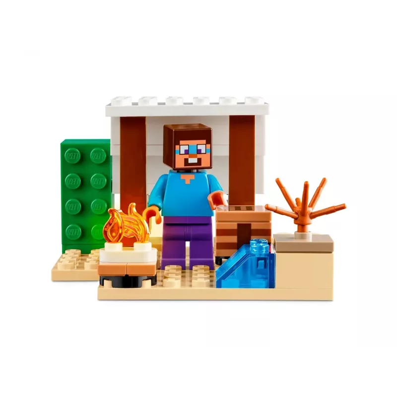Lego Minecraft 21251 Expedição ao deserto do Steve conjunto de construção de bioma
