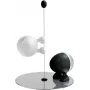 Polvilhador de especiarias Alessi ASG02 BW preto aço inoxidável branco