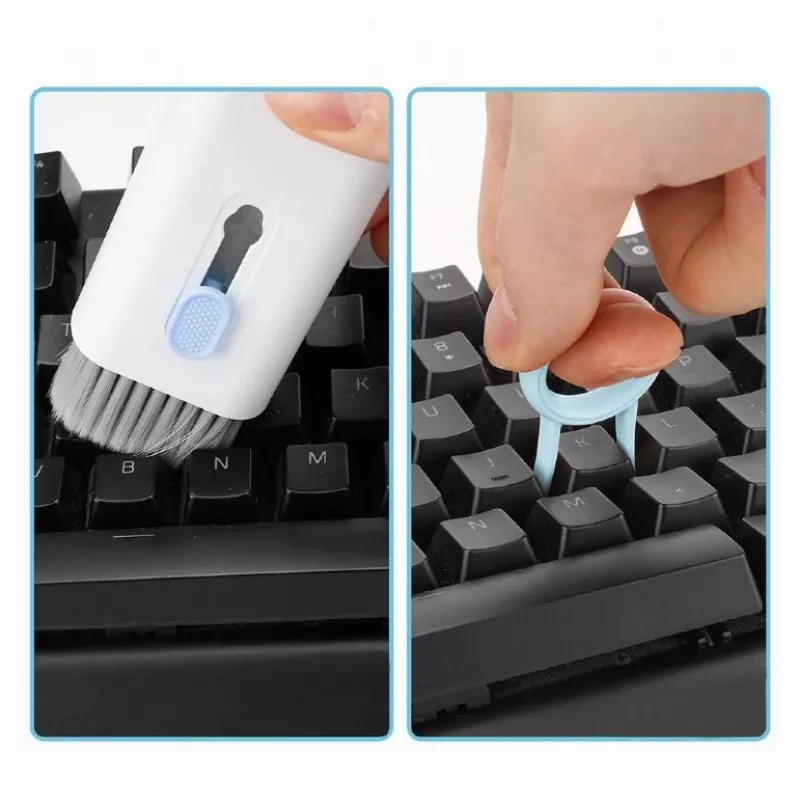 Gembird kit de limpeza universal portátil 7 em 1 - branco