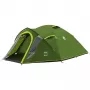 Tenda de cúpula Coleman Darwin 4 Plus Blackout — Tenda de túnel para 4 pessoas com alpendre, Verde-escuro/Verde-claro